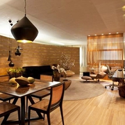 木质现代公寓欣赏餐厅