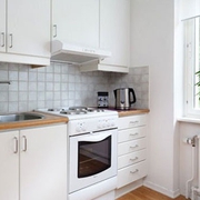 白色北欧住宅欣赏厨房