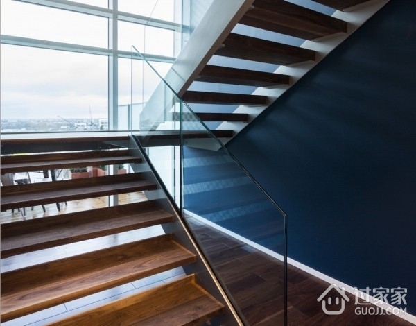 现代艺术公寓住宅欣赏楼梯间