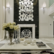 洁白欧式时尚复式欣赏客厅设计
