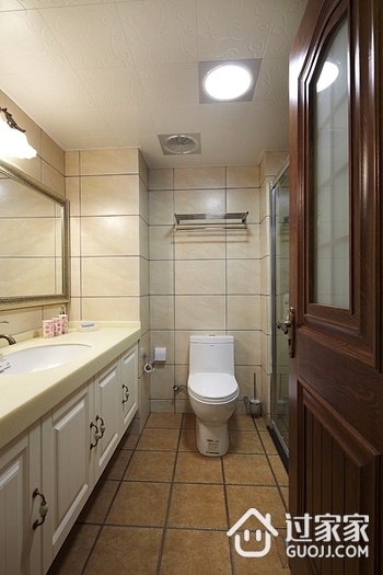 120平美式三室两厅欣赏卫生间