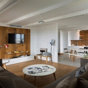 61平现代单身公寓欣赏客厅陈设