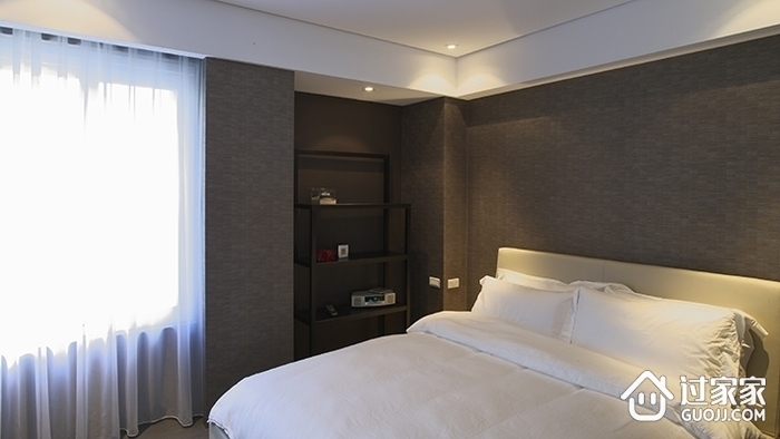 现代风格白色渲染空间卧室陈设
