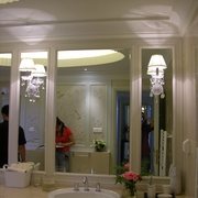 欧式设计风浴室镜子