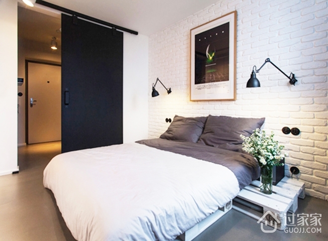 极简现代黑白住宅欣赏卧室