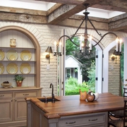美式设计风格装饰效果图厨房吧台设计