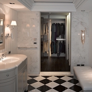 现代奢华装饰效果图欣赏洗手间