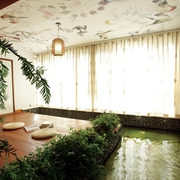 140平新中式风格住宅欣赏休息厅