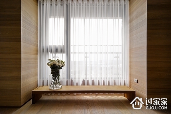 现代风格白色住宅空间欣赏卧室飘窗