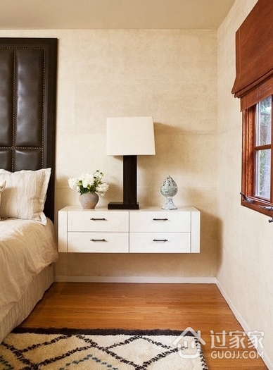 现代风格清新优雅两居室欣赏卧室局部