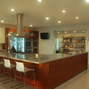 复式现代住宅设计图厨房吧台