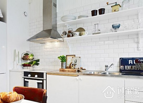 34平白色北欧住宅欣赏厨房设计
