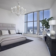 超大空间顶层现代住宅欣赏卧室