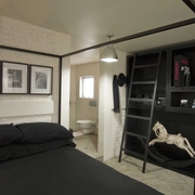 现代风格深色系别墅欣赏卧室效果图