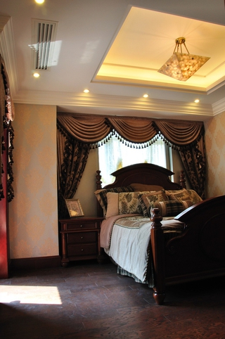 115平欧式风格住宅欣赏卧室