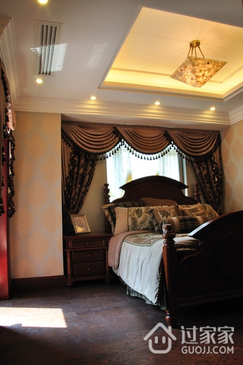 115平欧式风格住宅欣赏卧室