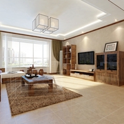 现代中式温馨住宅欣赏客厅设计