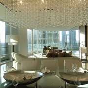顶层高级现代公寓欣赏客厅效果