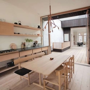 日式原木复式楼欣赏餐厅设计