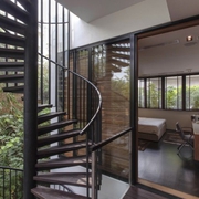 现代园林别墅欣赏楼梯间