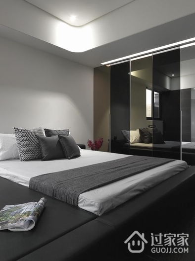 黑白时尚幸福现代住宅欣赏卧室陈设
