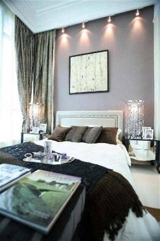 新古典三居室案例设计欣赏卧室窗帘