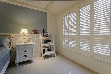 欧式白色奢华效果图欣赏卧室局部设计