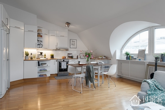 78平北欧住宅欣赏厨房