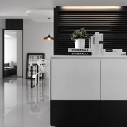黑白时尚幸福现代住宅欣赏厨房