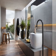 灰色调现代公寓欣赏卫生间设计