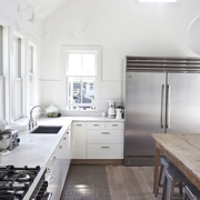现代白色独栋别墅欣赏厨房