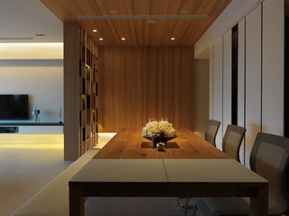118平质感现代住宅欣赏餐厅设计