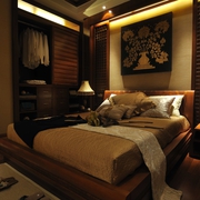 东南亚设计卧室床品