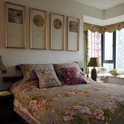 时尚与古典结合住宅欣赏卧室