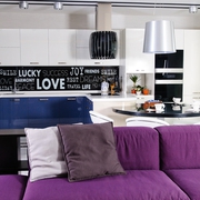 简约紫色美家欣赏厨房设计
