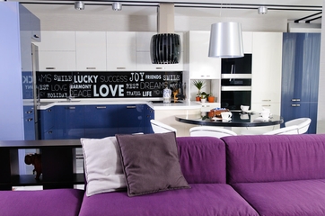简约紫色美家欣赏厨房设计