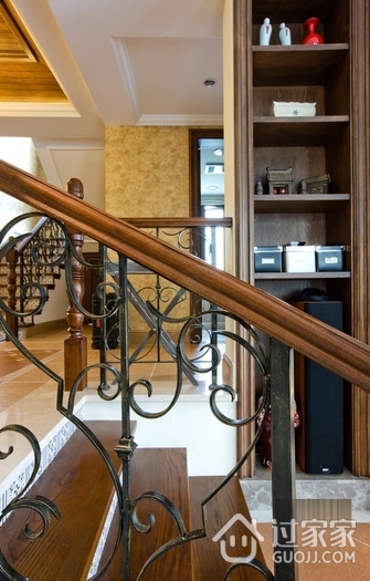 欧式别墅装饰效果图设计楼梯效果