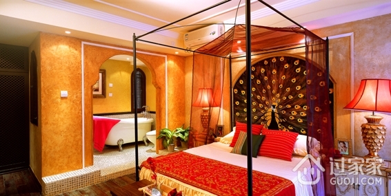 东南亚住宅装饰设计效果套图卧室效果