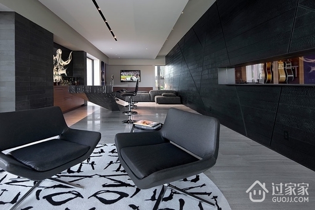现代230平舒适别墅欣赏客厅设计