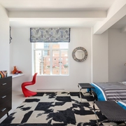 78平白色现代住宅欣赏卧室效果
