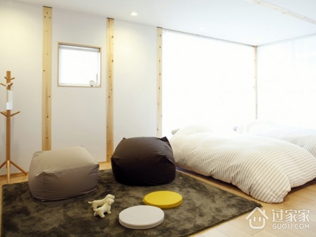 日式复式时尚住宅欣赏卧室陈设