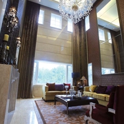 欧式风格设计客厅中庭
