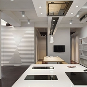 现代白色设计风格欣赏厨房过道