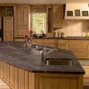 美式风格别墅设计效果套图厨房吧台设计