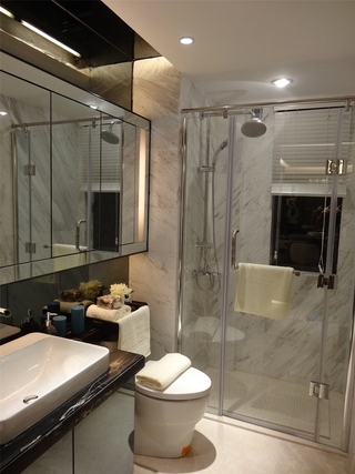 现代卫生间淋浴房设计效果图 时尚简约家居