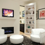 白色现代度假别墅欣赏客厅设计