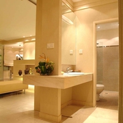 东南亚风格住宅设计卫生间台面