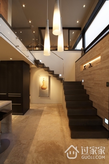 现代风格复式公寓图片楼梯