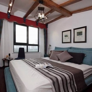 色彩斑斓现代别墅欣赏卧室设计