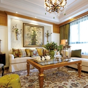 美式风格三居室欣赏客厅设计